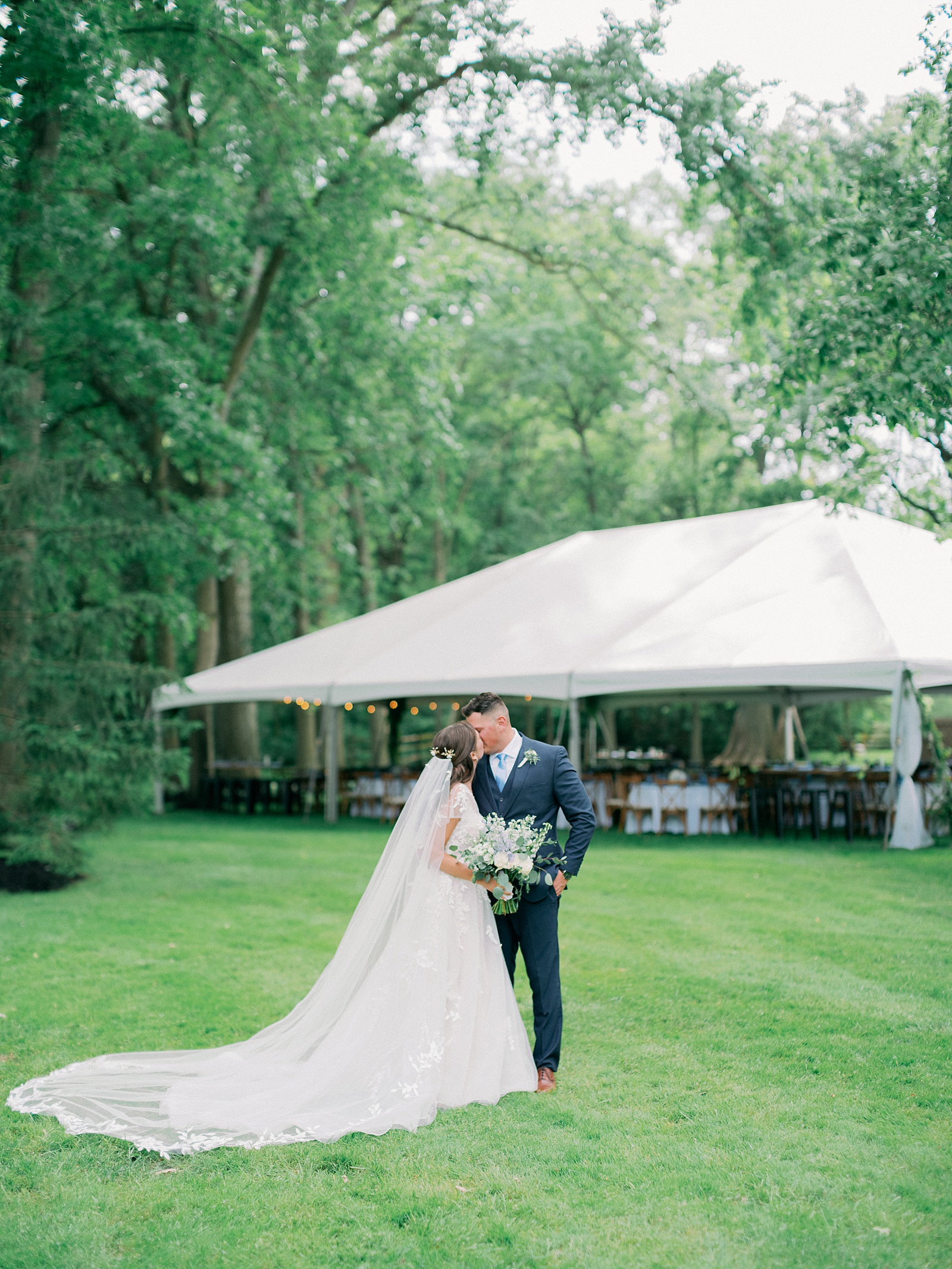 Toledo Ohio Backyard Wedding